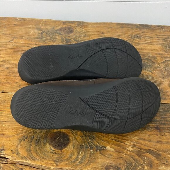 Clarks Cloudsteppers Sillian Paz Slip On Comfort Shoes Chocolate Brown, Size 7.5 - Picture 12 of 12